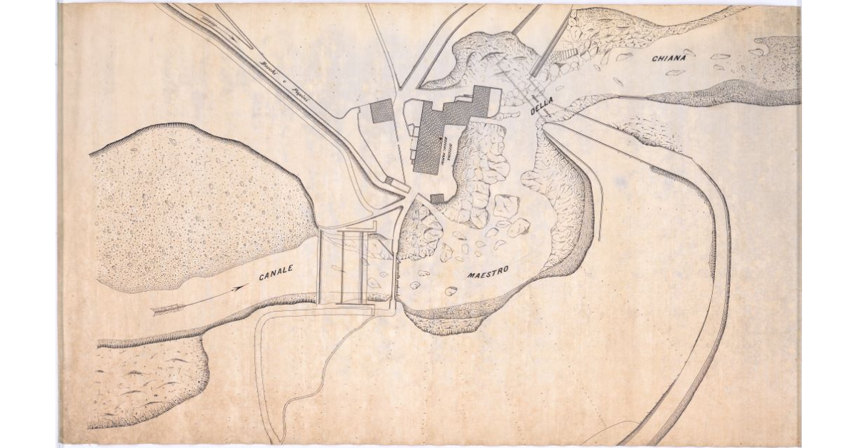 [Planimetria della Chiusa dei Monaci in Valdichiana]