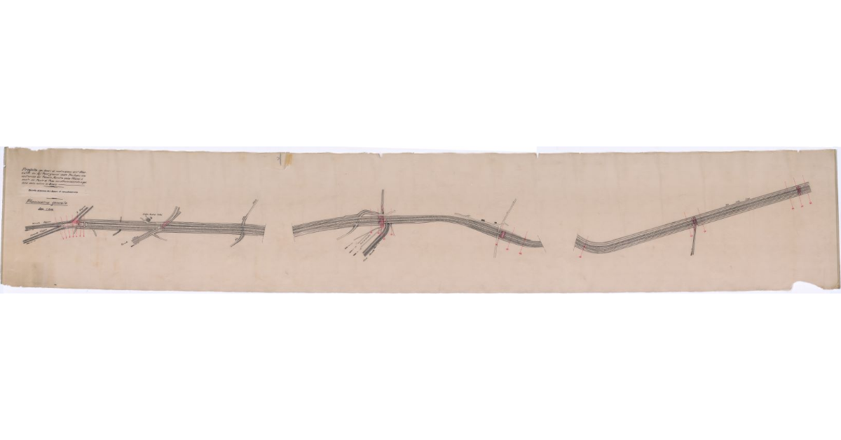 Progetto dei lavori di costruzione dell'Allacciante dei Rii Castiglionesi