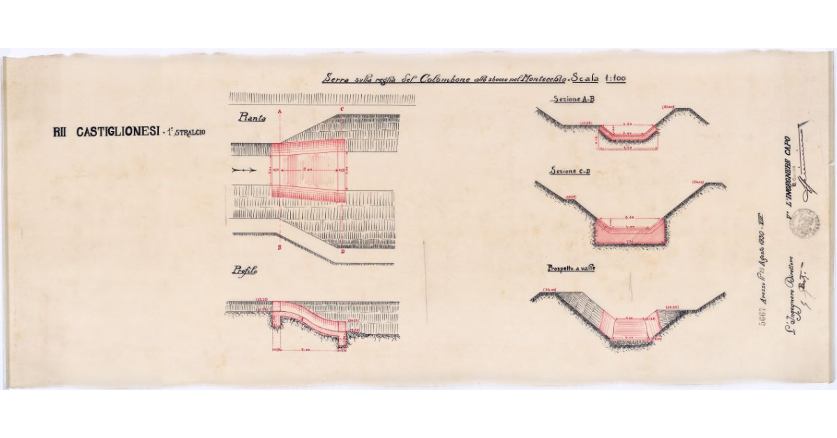 Serra sulla Reglia del Colombone allo sbocco nel Montecchio