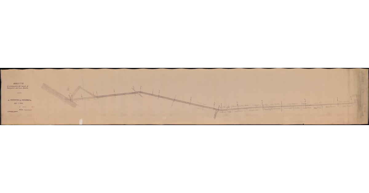 Progetto di sistemazione del Canale di Montecchio e del Fosso Renello