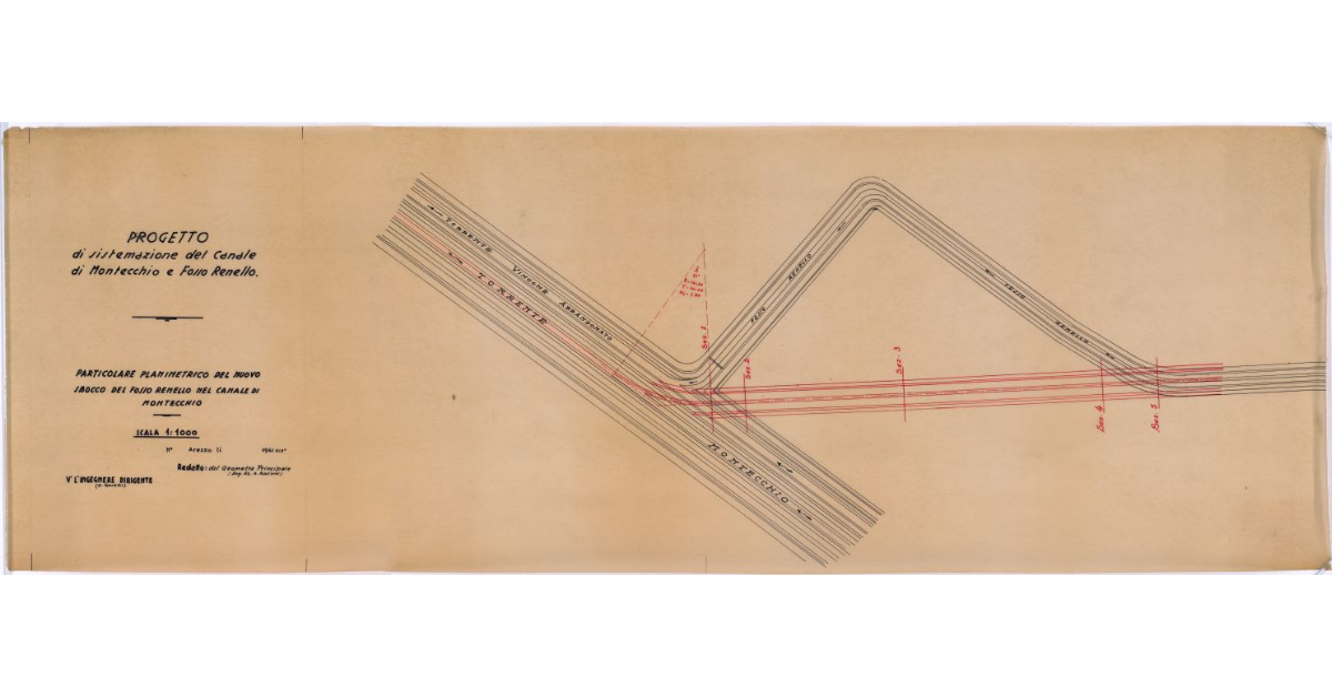 Progetto di sistemazione del Canale di Montecchio e Fosso Renello