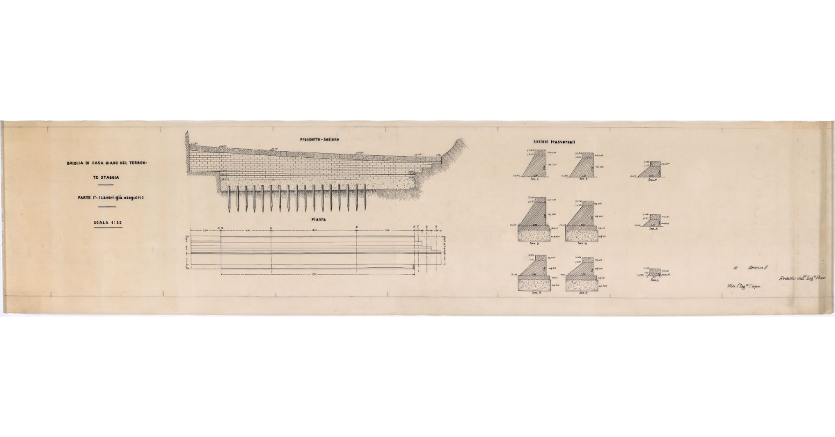 Briglia di Casa Giano nel Torrente Staggia