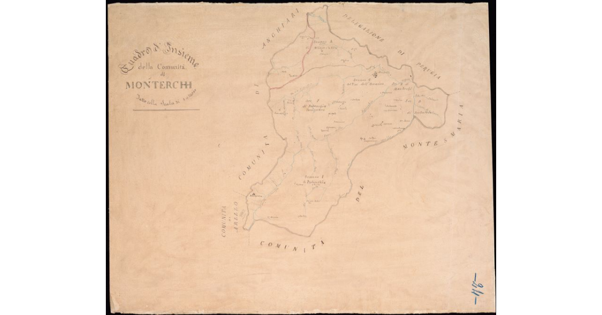 Quadro d'insieme della Comunità di Monterchi