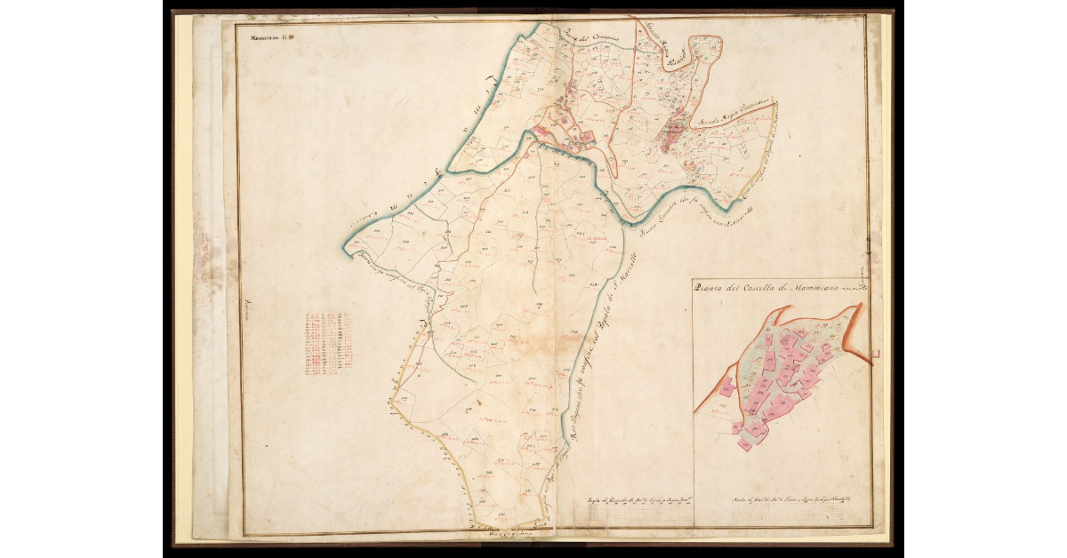 Mammiano II [e] Pianta del Castello di Mammiano