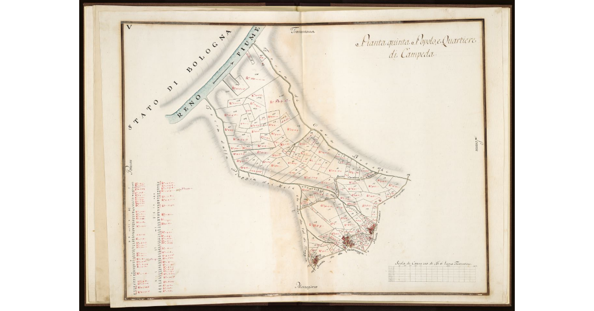 Pianta Quinta. Popolo e Quartiere di Campeda