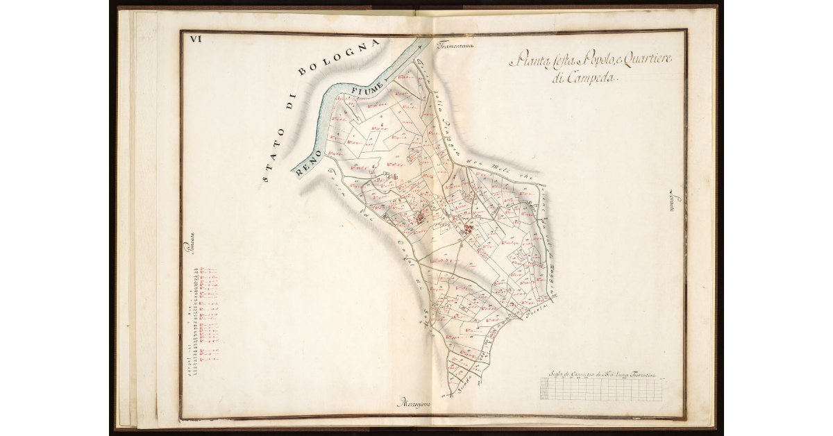 Pianta Sesta. Popolo e Quartiere di Campeda