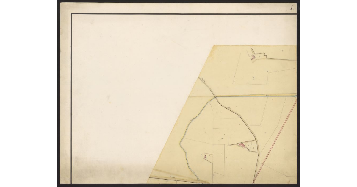 Linee progettate da Poccianti per la nuova incinta di Livorno [Foglio 1]