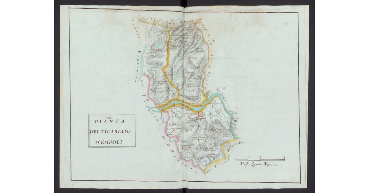 Pianta del Vicariato di Empoli