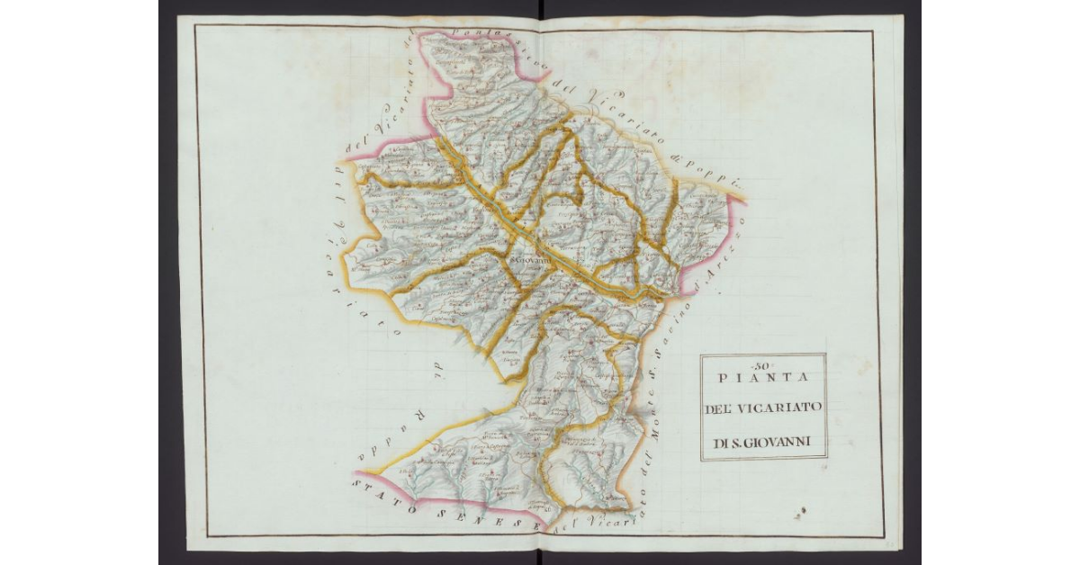 Pianta del Vicariato di S. Giovanni