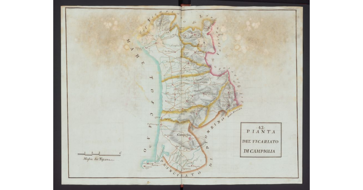 Pianta del Vicariato di Campiglia