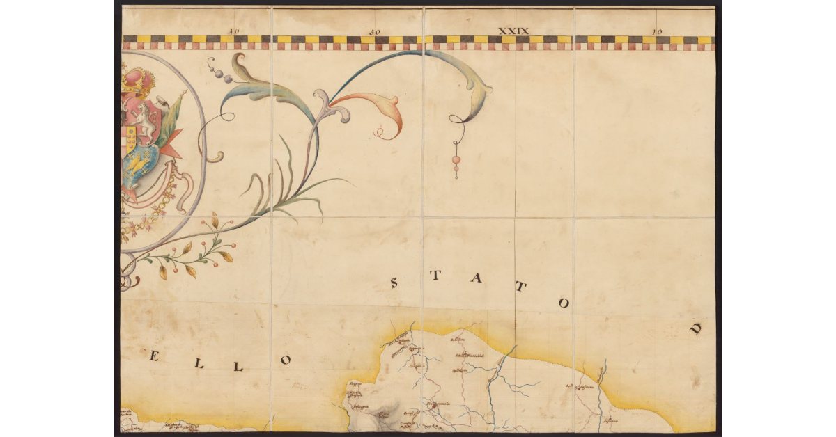 Carta geografica del Granducato di Toscana