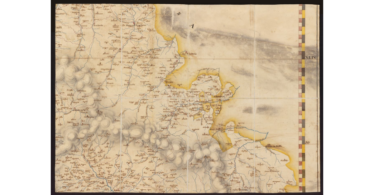 Carta geografica del Granducato di Toscana