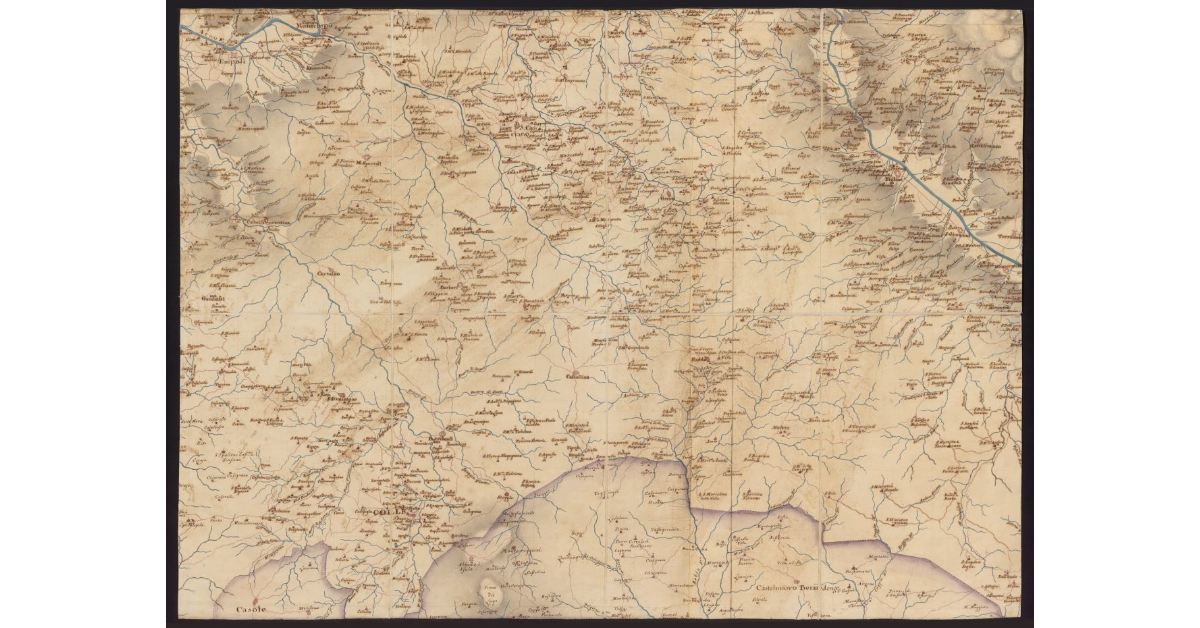 Carta geografica del Granducato di Toscana