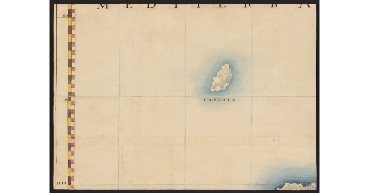 Carta geografica del Granducato di Toscana