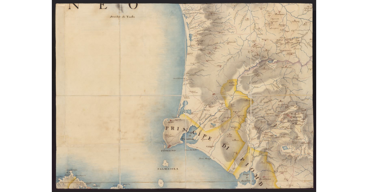 Carta geografica del Granducato di Toscana