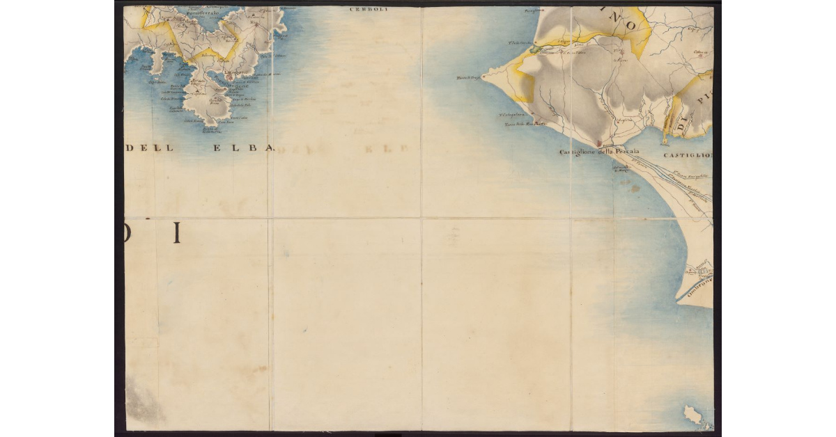 Carta geografica del Granducato di Toscana