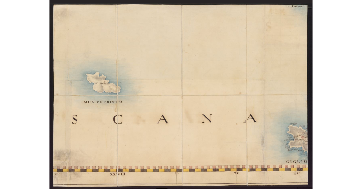 Carta geografica del Granducato di Toscana
