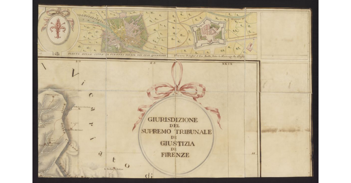 Giurisdizione del Supremo tribunale di Giustizia di Firenze