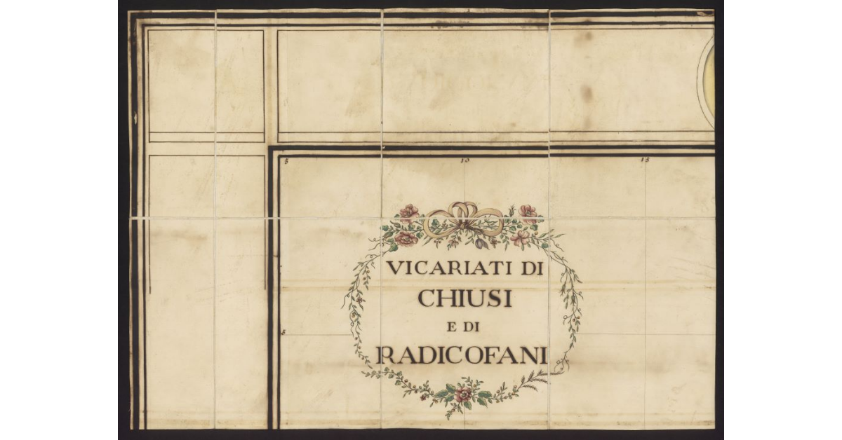 Vicariati di Chiusi e di Radicofani. Stato di Siena. Provincia superiore