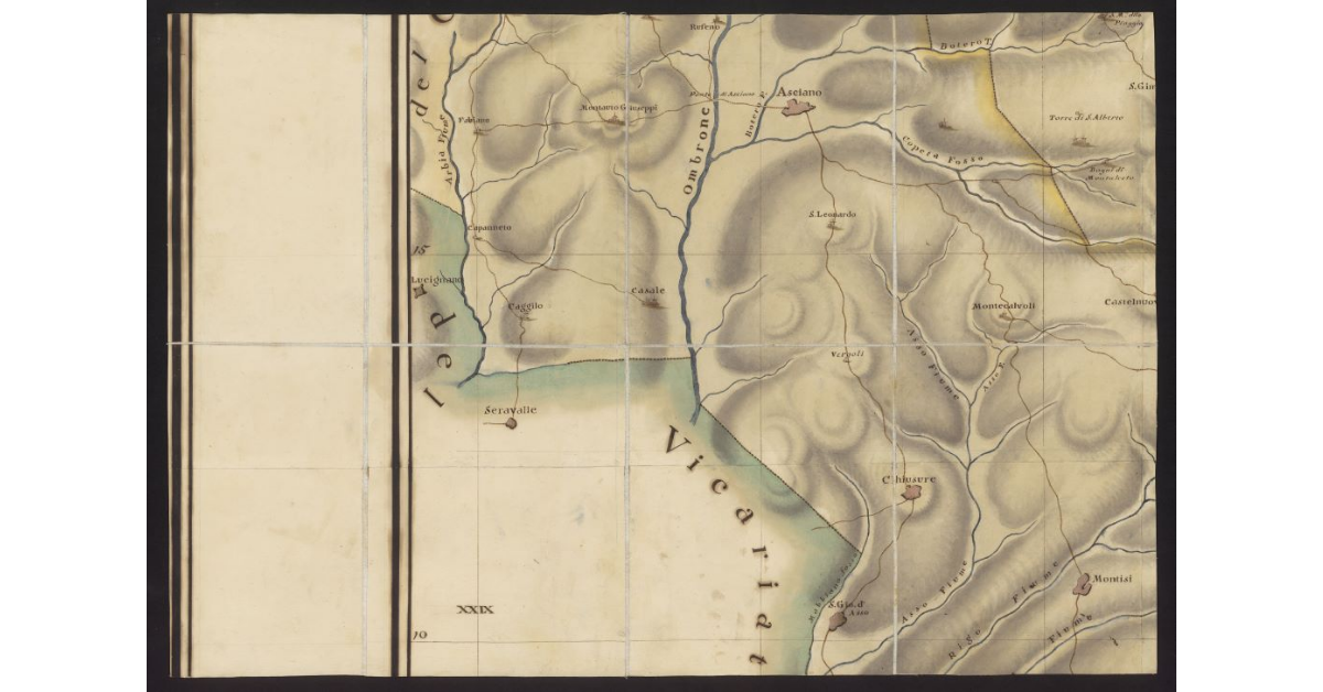 Vicariati di Pienza e Asinalunga. Stato senese. Provincia superiore