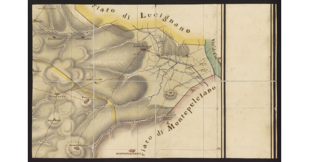 Vicariati di Pienza e Asinalunga. Stato senese. Provincia superiore