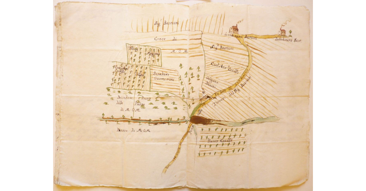 [Via che da Chiusure conduce ai poderi di Lendinano]