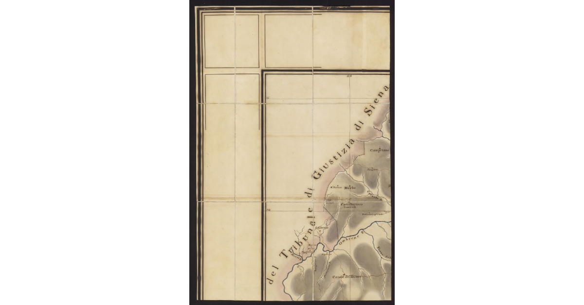 Vicariato di Montalcino. Stato senese. Provincia superiore