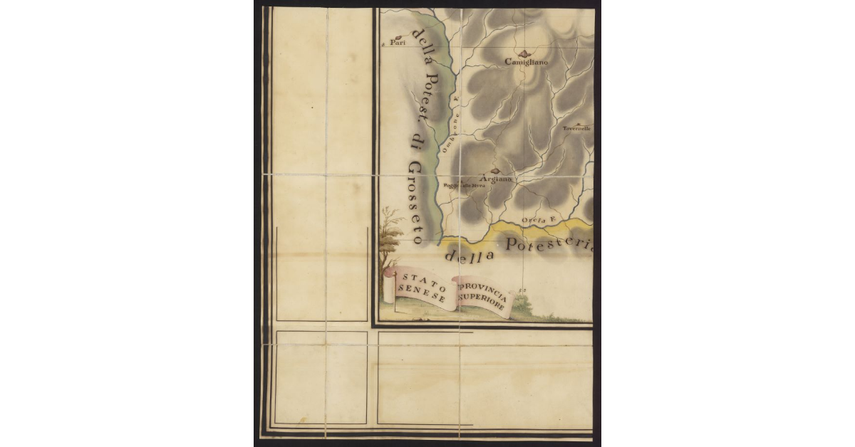 Vicariato di Montalcino. Stato senese. Provincia superiore