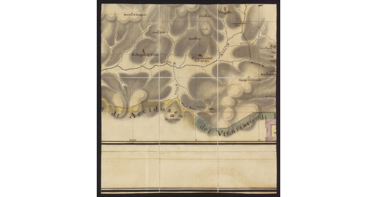 Vicariato di Montalcino. Stato senese. Provincia superiore