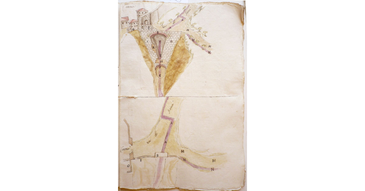 [Ponte presso alla terra di Cetona nella strada maestra]