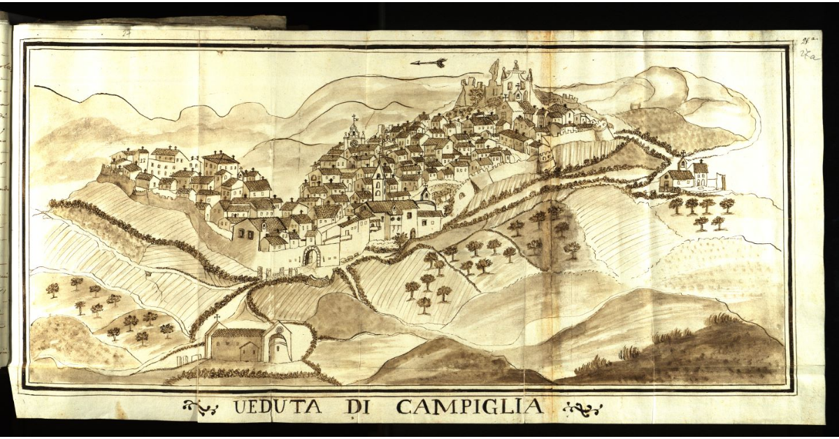 Veduta di Campiglia