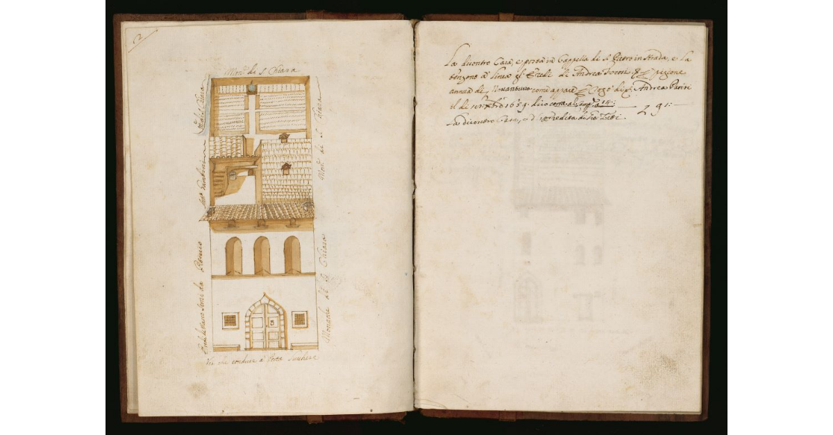 [Casa della Compagnia della Santissima Vergine dell'Humiltà detta di San Giuseppe nella via di Porta Lucchese a Pistoia]