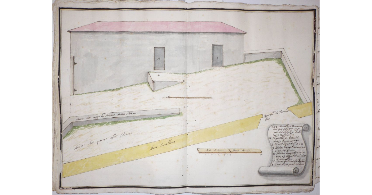 [Strada scoscesa detta del Rivellino a Torniella]