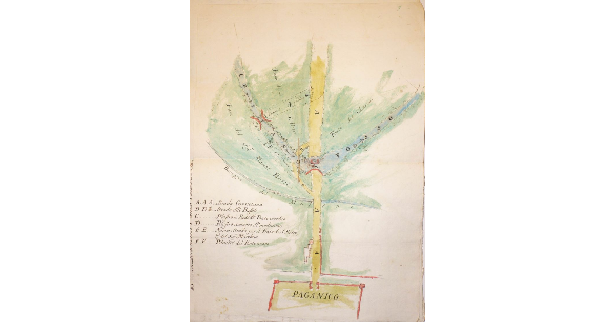 [Ponte del Gretano sulla Strada Senese-Grossetana a Paganico]