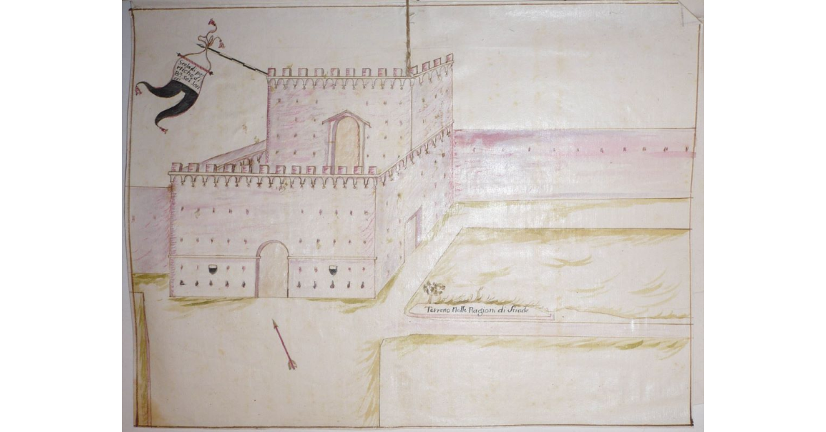 [Strada che porta a Maggiano fuori porta Romana a Siena]