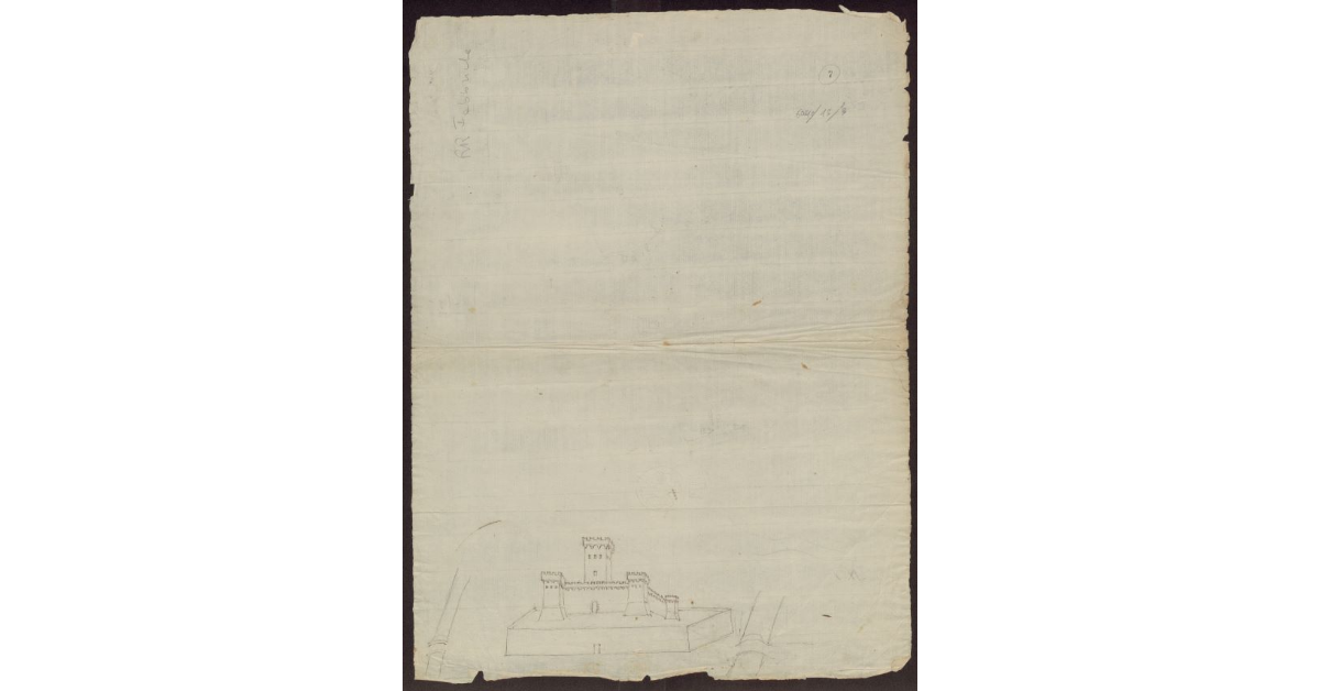 [Veduta schematica del Forte di Motrone]