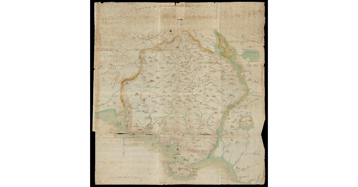 Pianta di tutto lo Stato di Siena