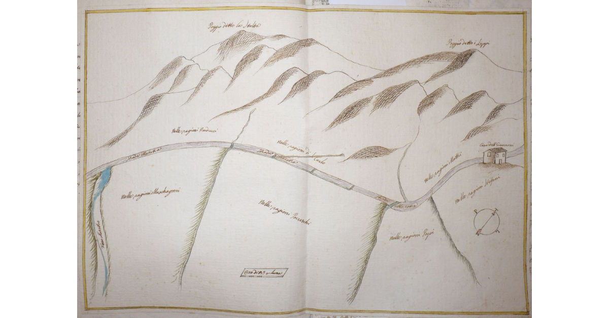 [Strada Dogana Maremmana in corte di Montieri]