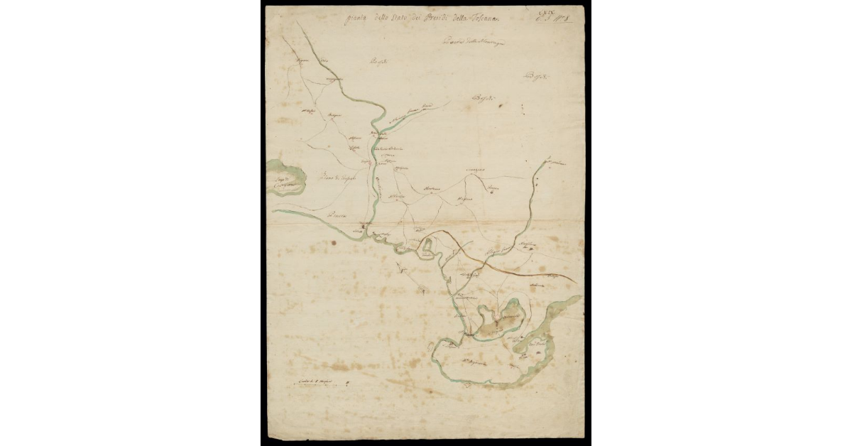 Pianta dello Stato dei Presidi della Toscana