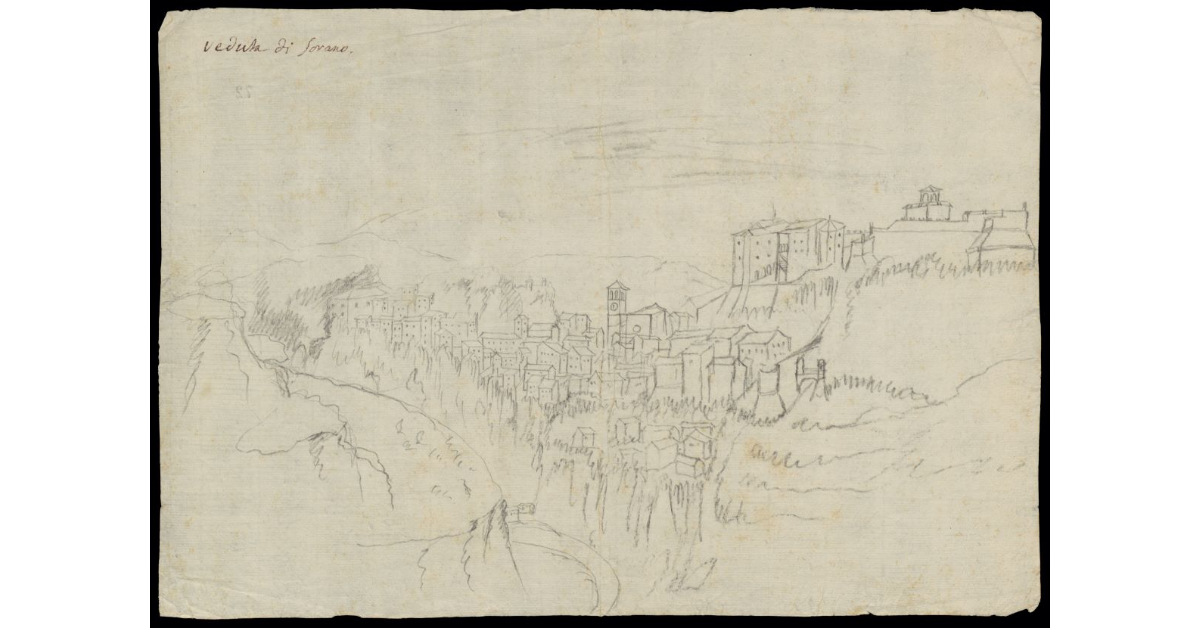 Veduta di Sorano