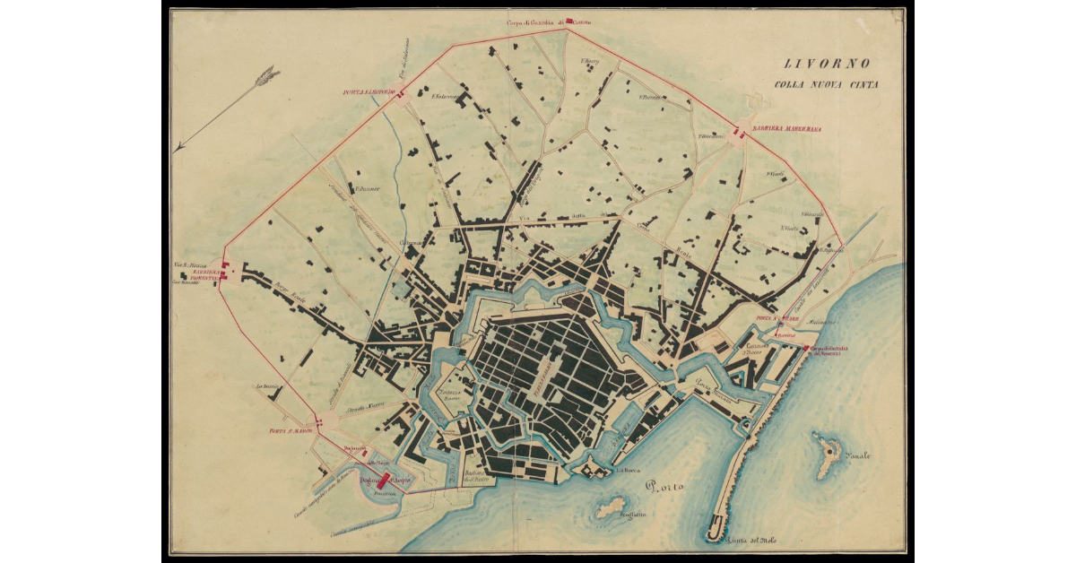 Livorno colla nuova cinta [daziaria]