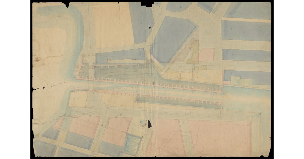 [Pianta di parte della città di Livorno]