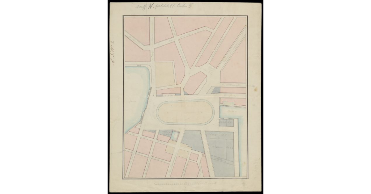 [Progetto della Piazza del Voltone a Livorno dell'Ingegner Chietti]