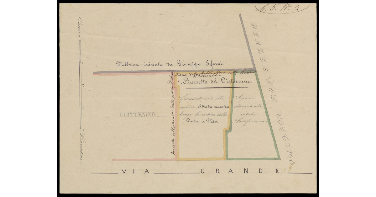 [Progetto di lavori al Cisternino di Livorno]
