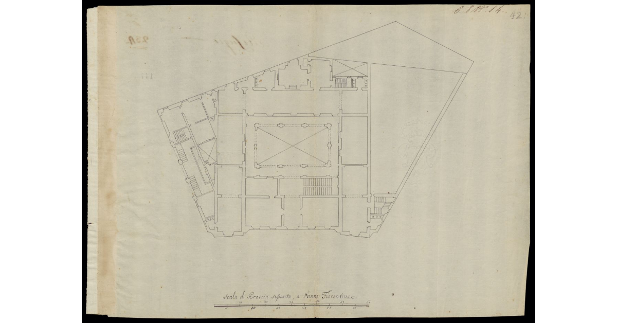 [Pianta del Refugio in Livorno]