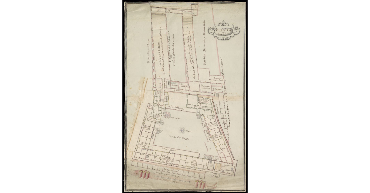 Pianta del Bagno [dei forzati di Livorno. Variante 1]