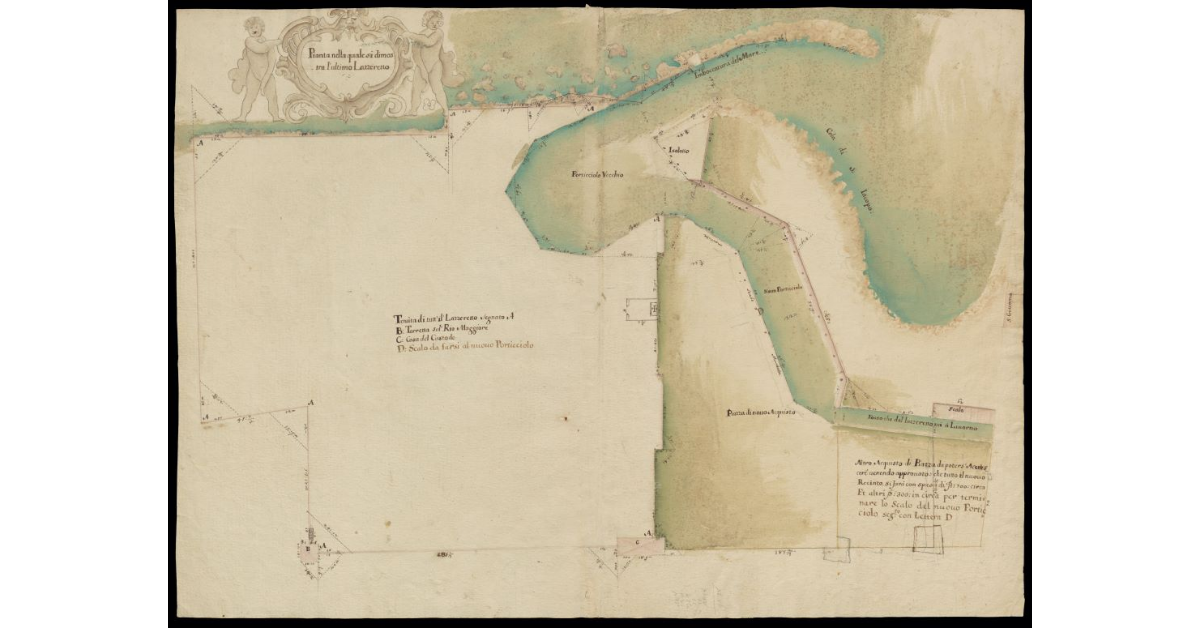 Pianta nella quale si dimostra l'ultimo Lazzeretto [di Livorno]