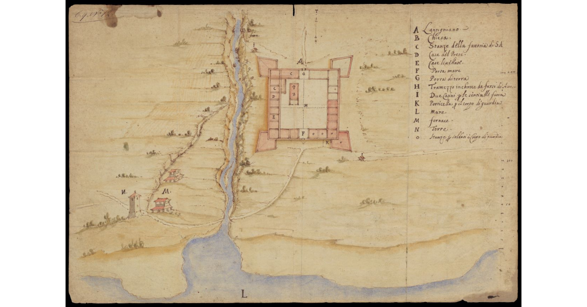 [Pianta del Forte di Antignano e dei suoi dintorni]