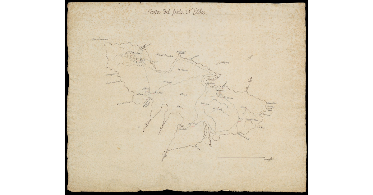 Carta del Isola d'Elba