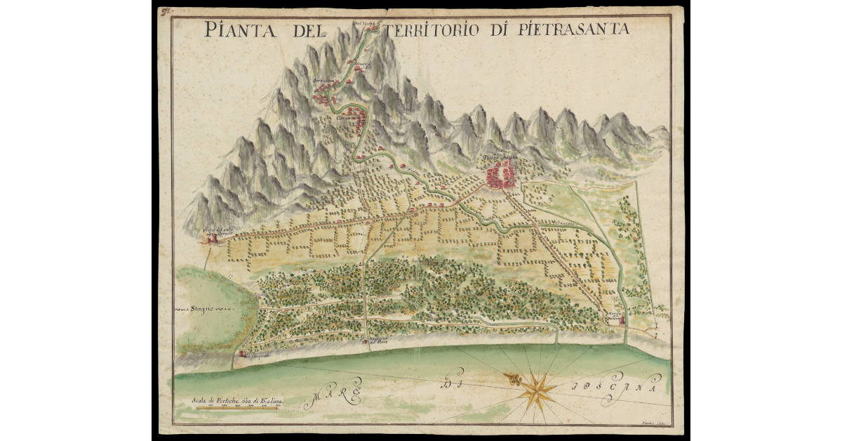 Pianta del Territorio di Pietrasanta